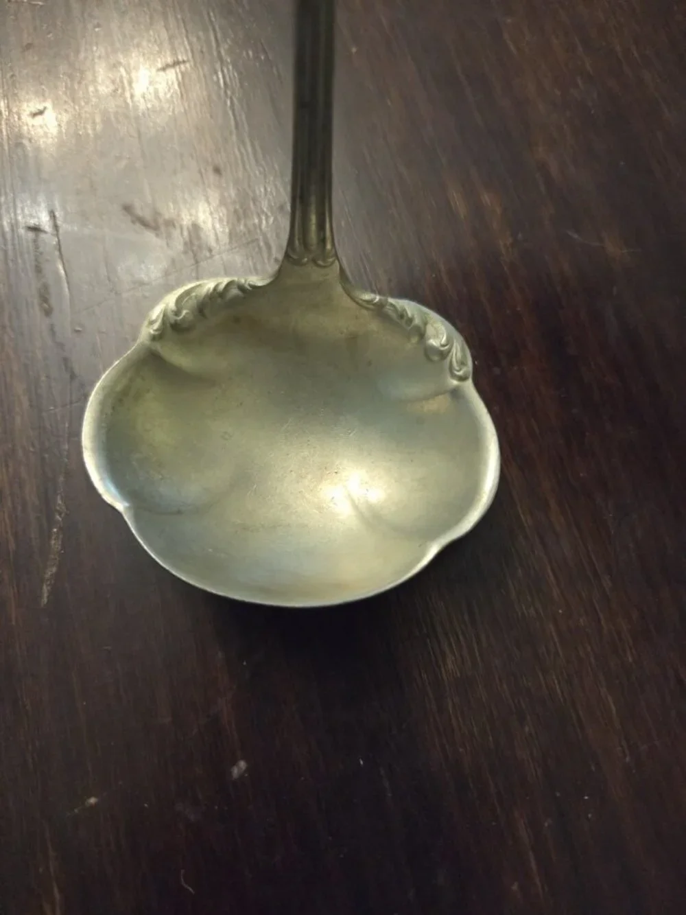 Antique Wm Rogers Oneida Ardsley-Empress Cream Ladle 5 7/8